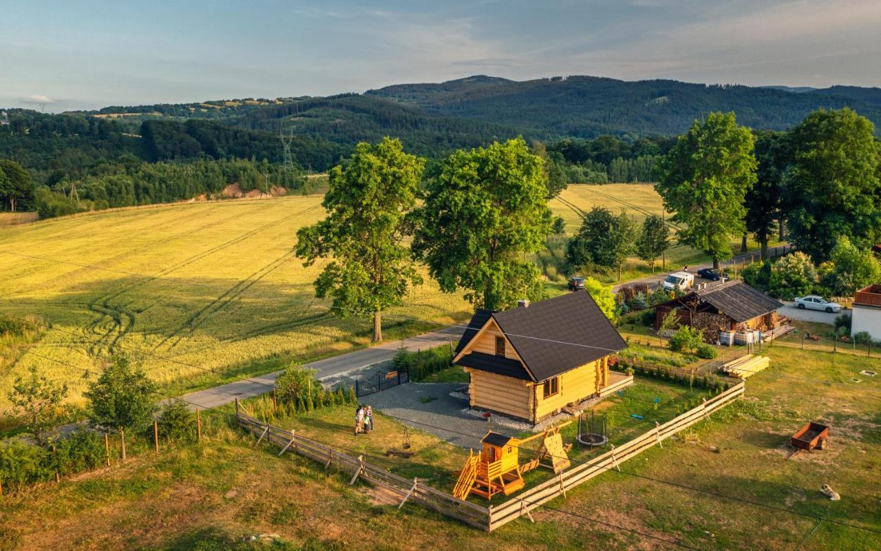 Sudecki Dym Z Kominkiem Kolo Karpacza. Agroturystyka 加诺维采威尔基耶 外观 照片